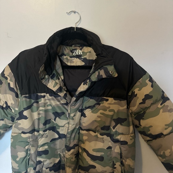 Zara Camo Puffer Jacket - Boys - Picture 3 of 6